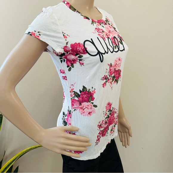 Enough about me…Pink Floral T-Shirt 'Queen' Tee Sz L - Picture 3 of 9